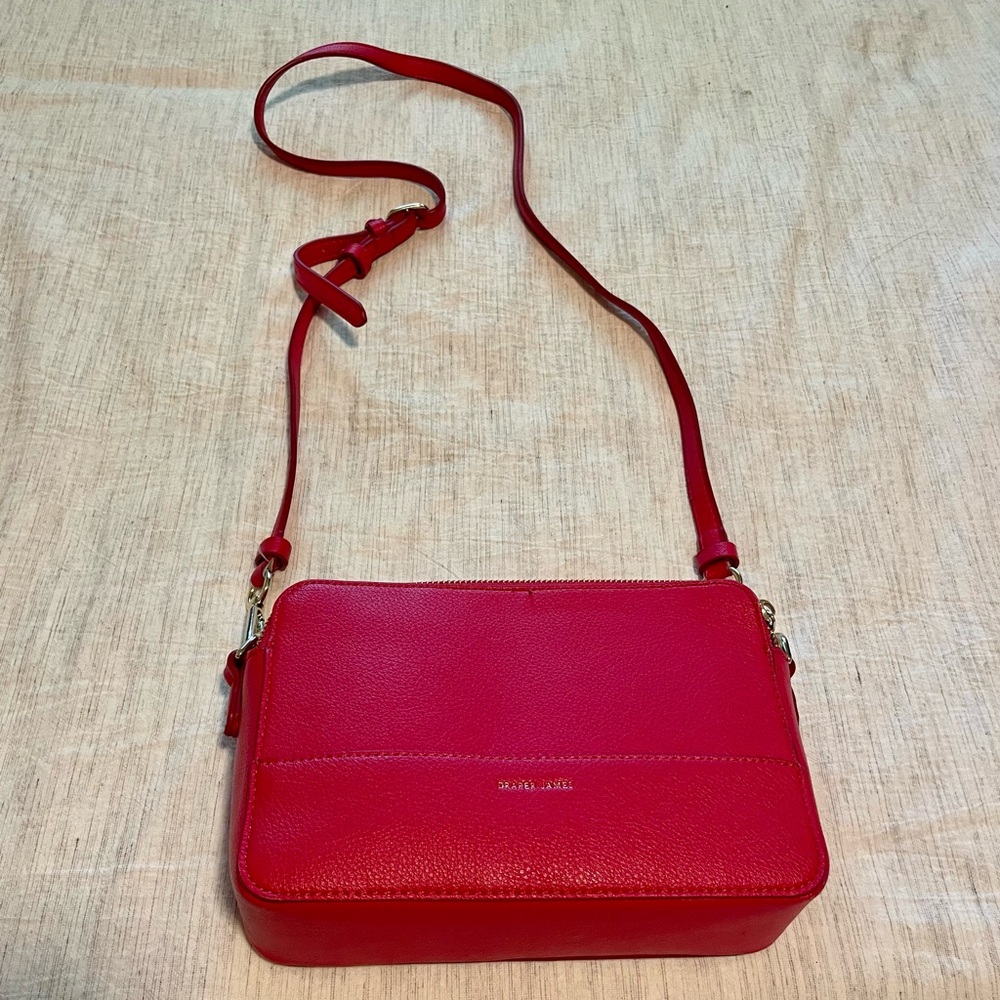 Draper James Dakota Crossbody Camera Bag Dark Pink